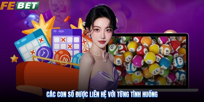 Các con số được liên hệ với từng tình huống
